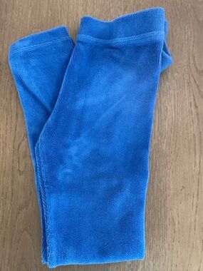Crewcuts Bright Blue Velvet Leggings